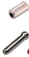 Alhonga nippelset tbv kabel 5mm/2mm 10/10 silver hj-op002