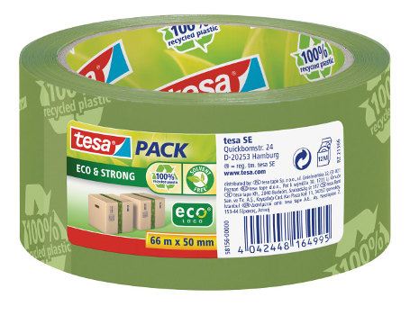 ecotape tesapack 66mx50mm groen