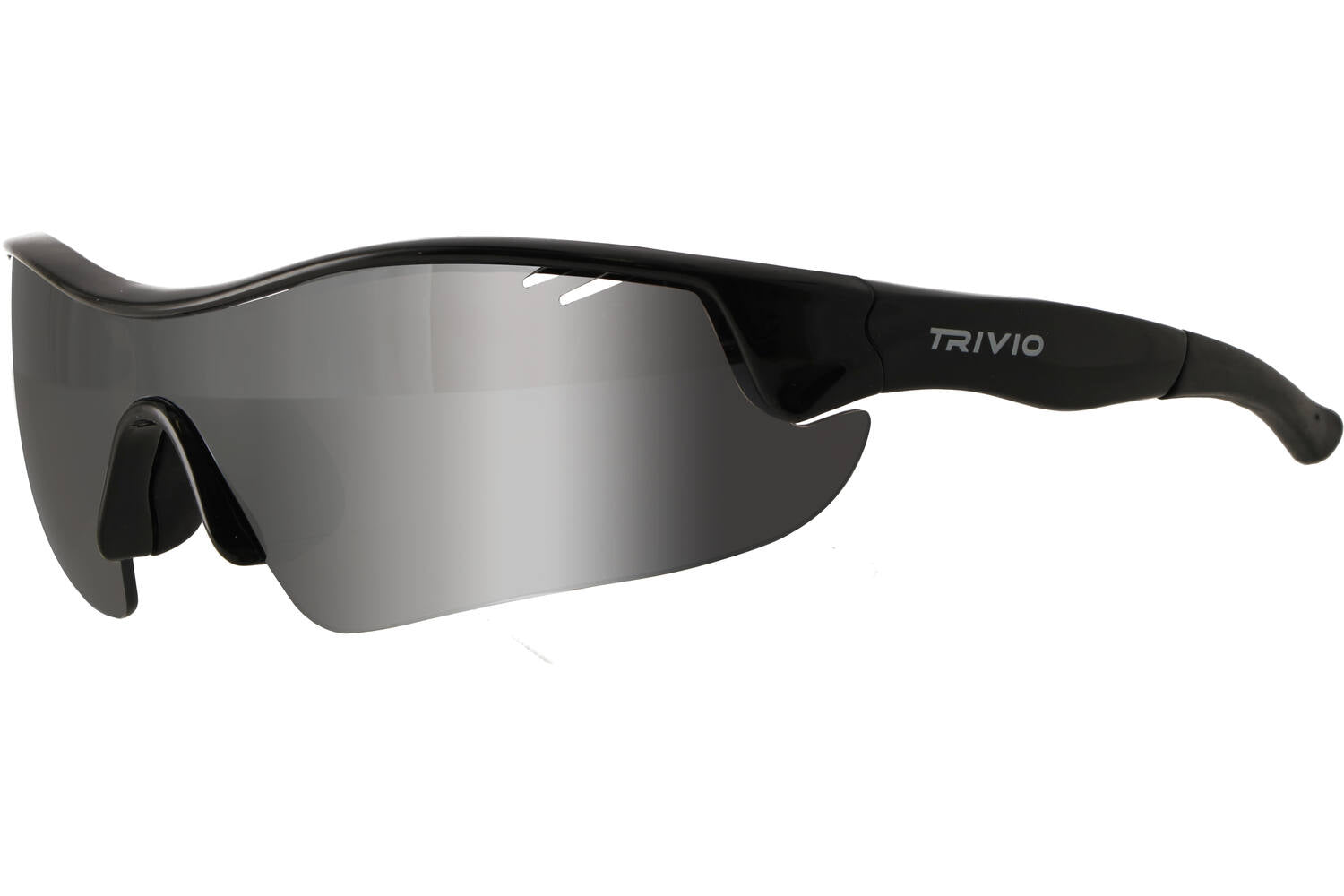 Trivio - fietsbril vento nova zwart lens zwart mirror