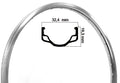Ryde Velg hl32 etrto 28 inch (635) polished alu 36 gaats 14g