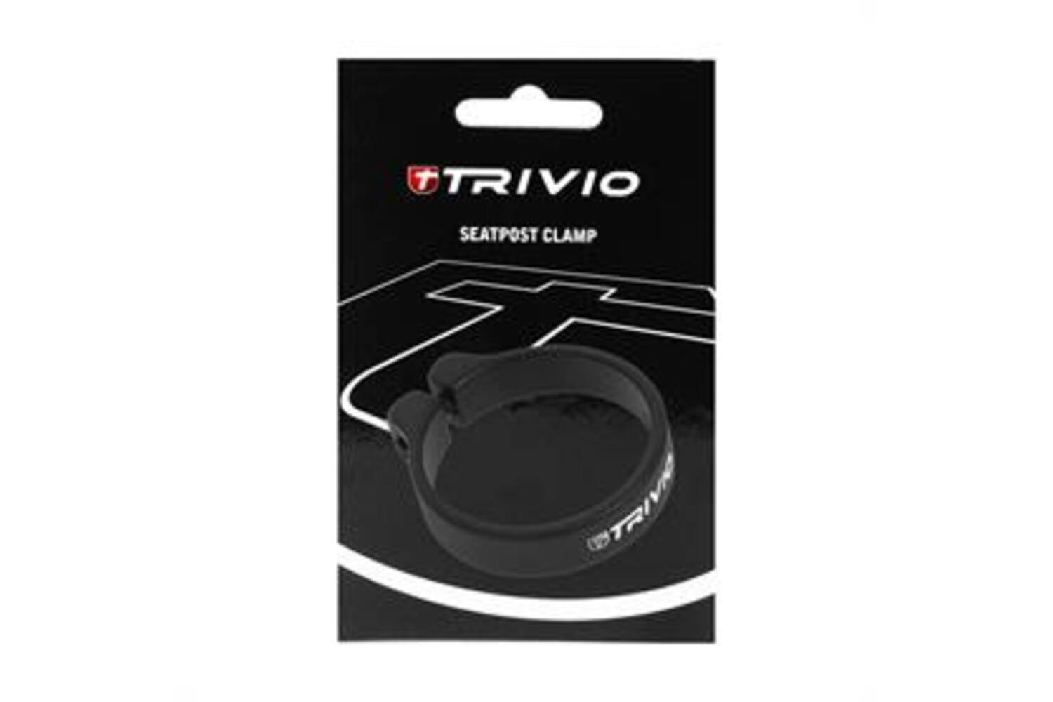Trivio - zadelpen aluminium zadelpenstopper zwart 31.6mm