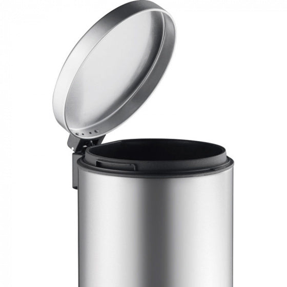 pedaalemmer Luxe Classic 5 liter RVS matzilver