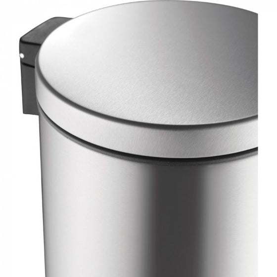 pedaalemmer Luxe Classic 5 liter RVS matzilver