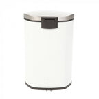 pedaalemmer Shell Bin 50 liter RVS wit