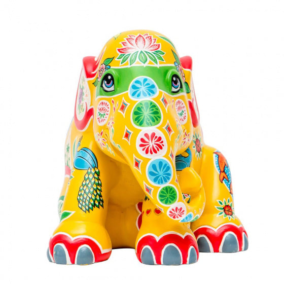 standbeeld Ranjeeta 20 cm polyresin geel