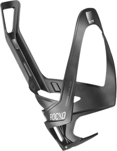 Elite trinkflaschenhalter rocko carbon bot.cage rocko carbon matt black white