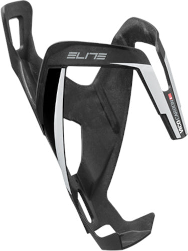 Elite vico carbon bottle cage | black white matte