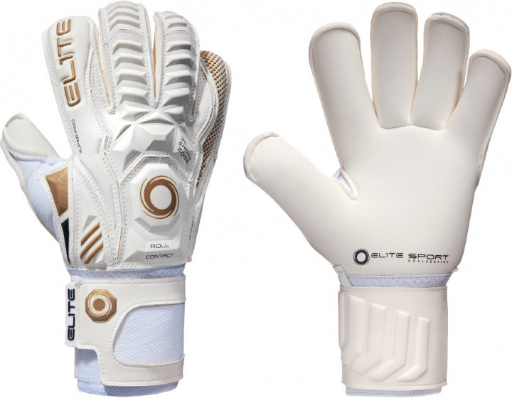 keepershandschoenen Real latex/foam wit/goud maat 10