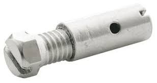Elvedes schroefnippel 6x14mm messing (50st)