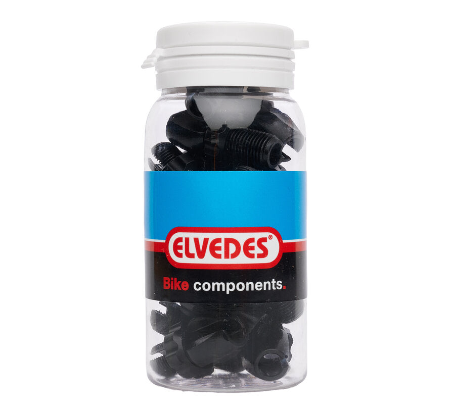 Elvedes Kabelstelnippel M10 zwart