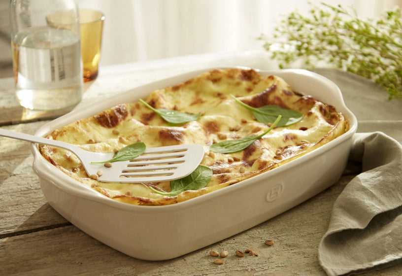 ovenschaal 42 x 27 x 9 cm 4,45 liter keramiek geel
