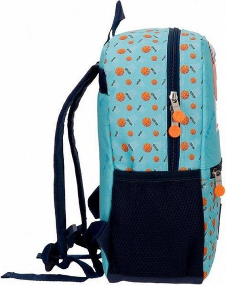 rugzak Basketbal junior 7 liter 32 x 25 cm polyester blauw