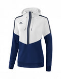 sweatshirt Squad dames polyester donkerblauw/wit maat 34
