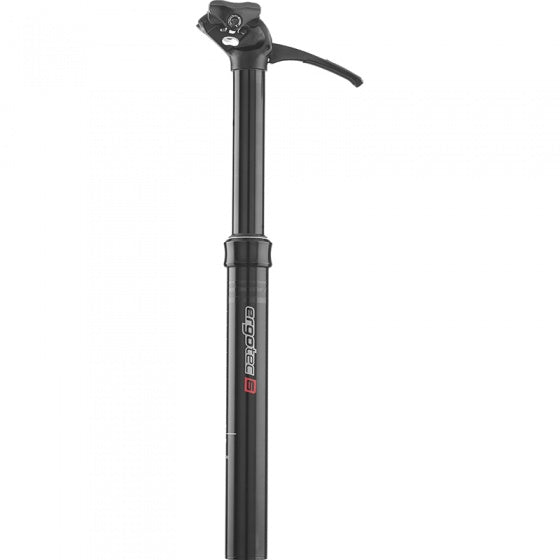 Ergotec zadelpen up and down verstelbaar 27,2 390mm zwart