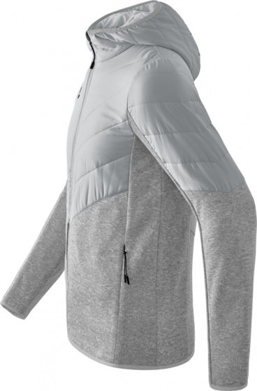 functioneel jack Hybrid heren polyester grijs maat L