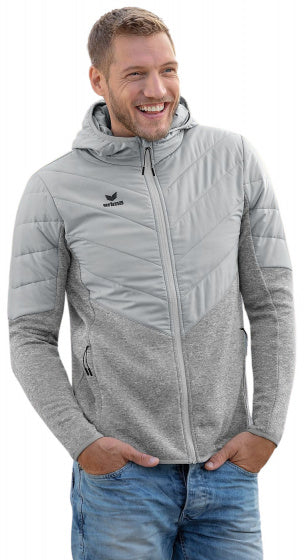 functioneel jack Hybrid heren polyester grijs maat XXL