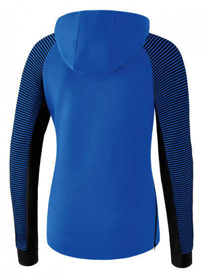 hoodie dames katoen/polyester blauw/zwart maat 42