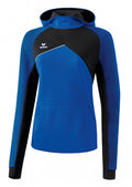 Erima Hoodie dames katoen/polyester blauw/zwart maat 36