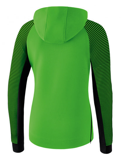 Erima Hoodie dames katoen/polyester groen/zwart maat 34