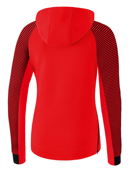 hoodie dames katoen/polyester rood/wit/zwart maat 36