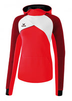 hoodie dames katoen/polyester rood/wit/zwart maat 46
