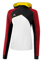 Erima Hoodie dames katoen/polyester wit/zwart/rood maat 38