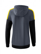sportjack Squad Tracktop dames polyester grijs/geel mt 42