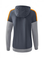 sportjack Squad Tracktop dames polyester grijs/oranje mt 38