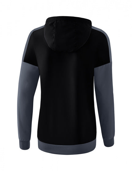 sportjack Squad Tracktop dames polyester zwart/grijs mt 40