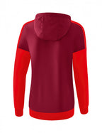 sportjack Squad Tracktop dames polyester bordeaux/rood mt 44