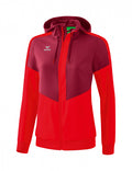 sportjack Squad Tracktop dames polyester bordeaux/rood mt 42