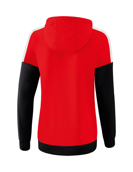 sportjack Squad Tracktop dames polyester rood/zwart mt 42