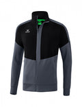 trainingsjack Squad heren polyester zwart/grijs maat XXL