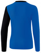 longsleeve 5-C dames polyester blauw/zwart maat 46