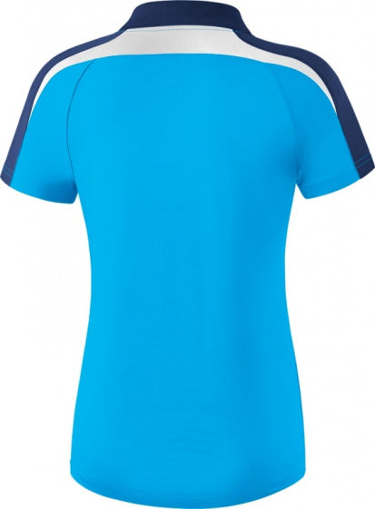 poloshirt Liga 2.0 dames polyester navy/wit maat 38
