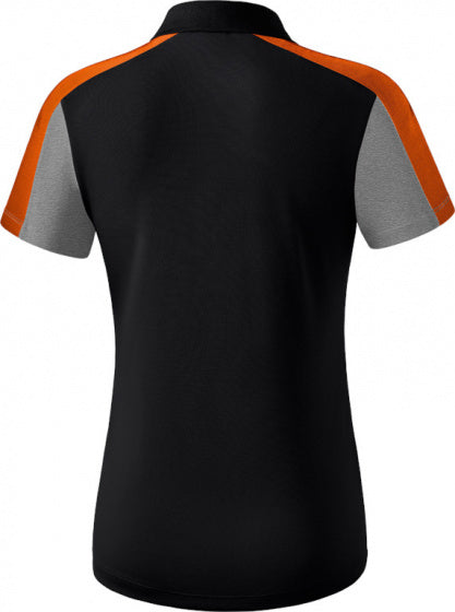 poloshirt Premium One 2.0 dames polyester zwart maat 34
