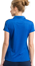 poloshirt Squad dames polyester blauw/navy maat 38