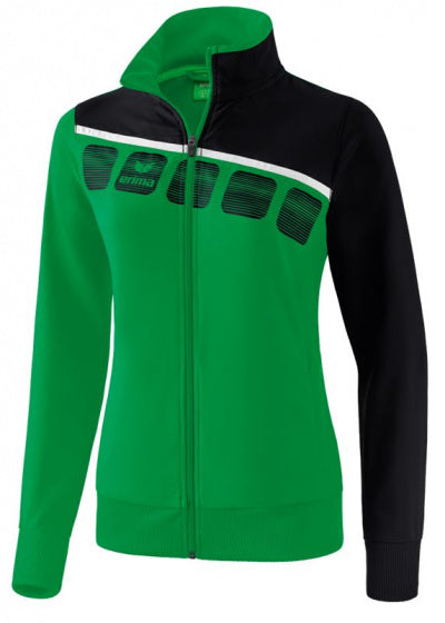 presentatiejack 5-C dames polyester groen/zwart maat 40