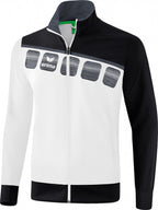 presentatiejack 5-C heren polyester wit/zwart maat 3XL