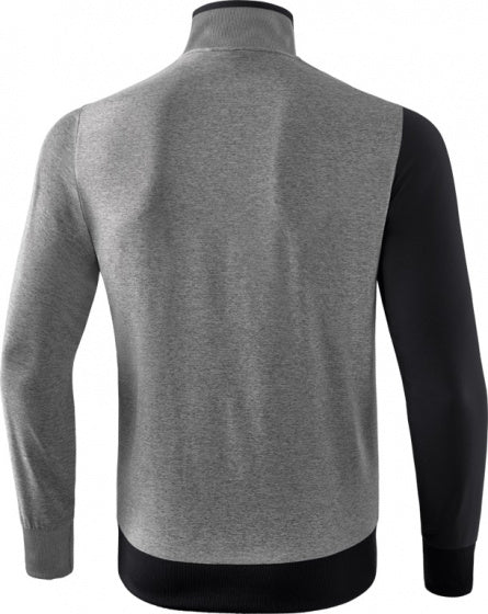 presentatiejack 5-C heren polyester zwart/grijs maat XL