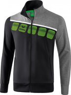 presentatiejack 5-C heren polyester zwart/grijs maat XL