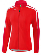 Erima Presentatiejack Liga 2.0 dames polyester rood/wit maat 34