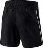 sportbroek heren polyester zwart/wit maat L