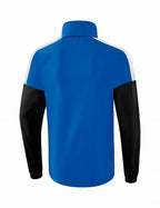 allweatherjack Squad junior polyester zwart/blauw maat L