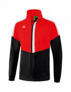 allweatherjack Squad junior polyester zwart/rood maat 164