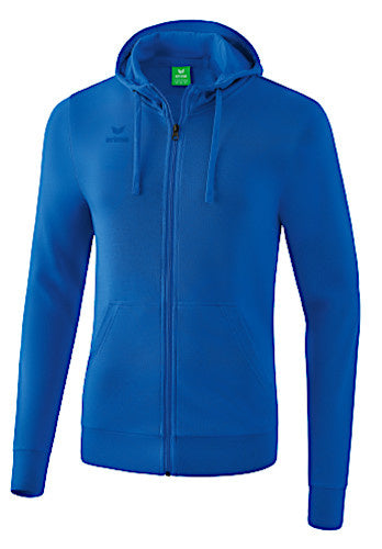 sweatjack heren polyester/katoen blauw maat M