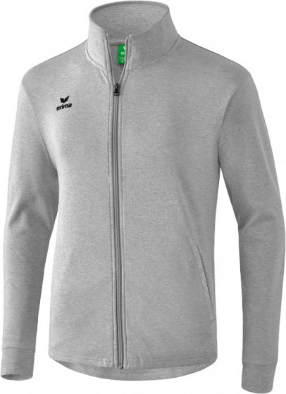 sweatjack heren katoen/polyester lichtgrijs maat S