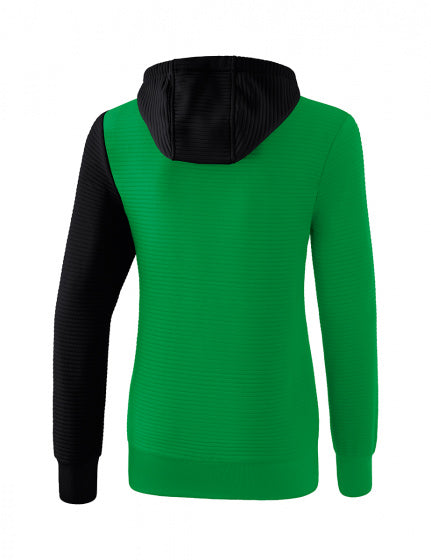 sweatshirt 5-C dames polyester groen/zwart maat 44