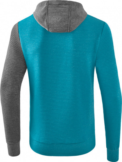 sweatshirt 5-C heren polyester lichtblauw/grijs maat 3XL