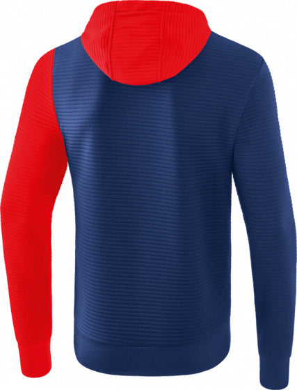 sweatshirt 5-C heren polyester navy/rood/wit maat M